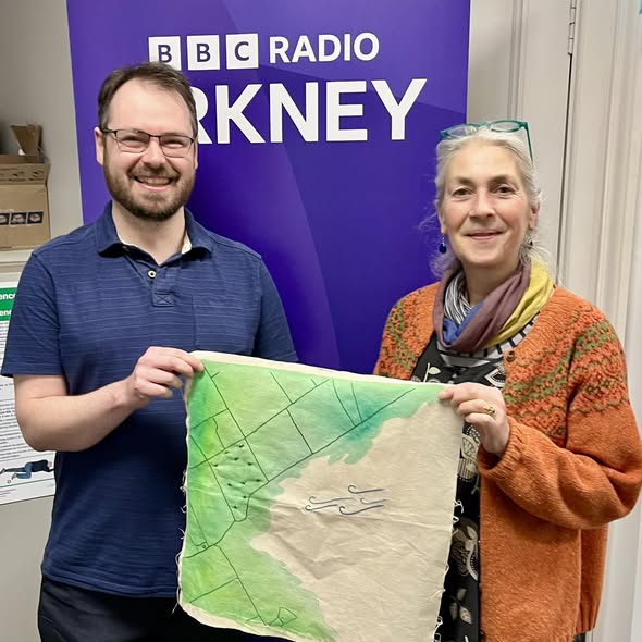 Sheena and Colin on Radio Orkney